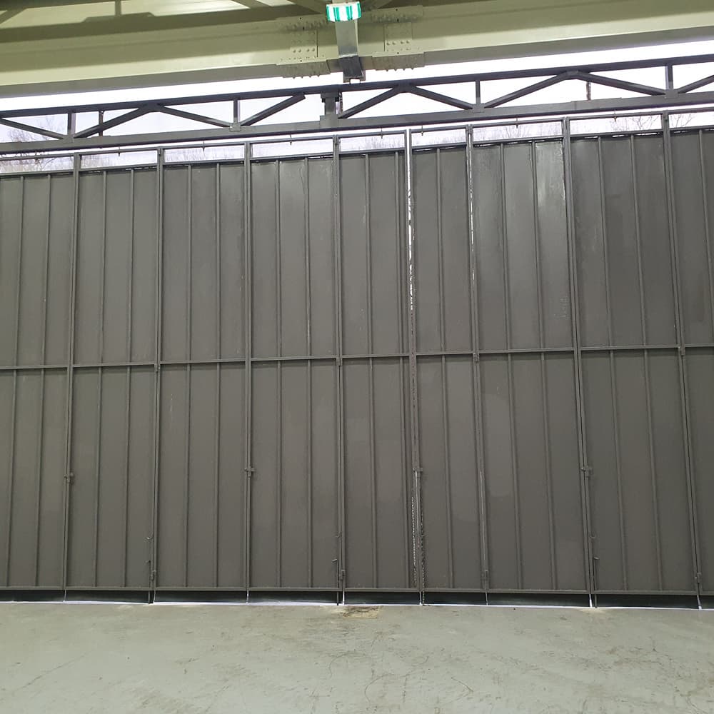 화성 장안면 레이저 가공 공장 출입문