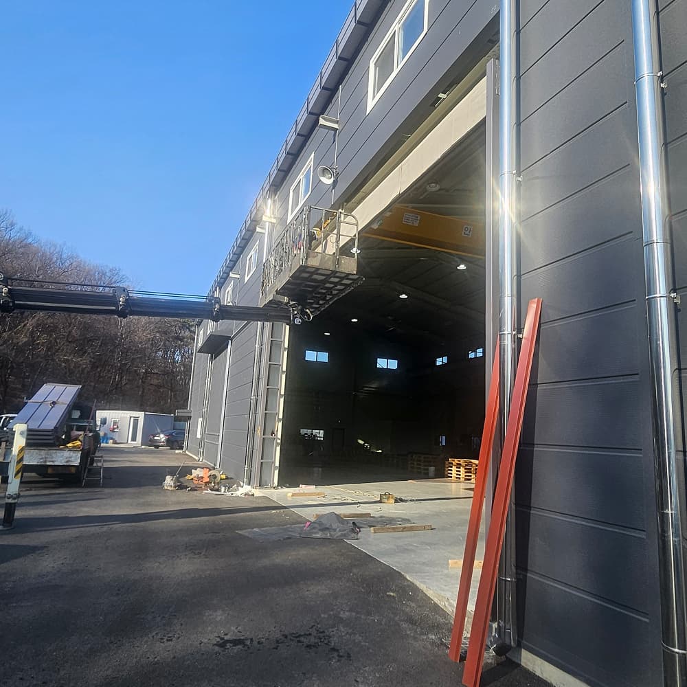 화성 장안면 레이저 가공 공장 출입문