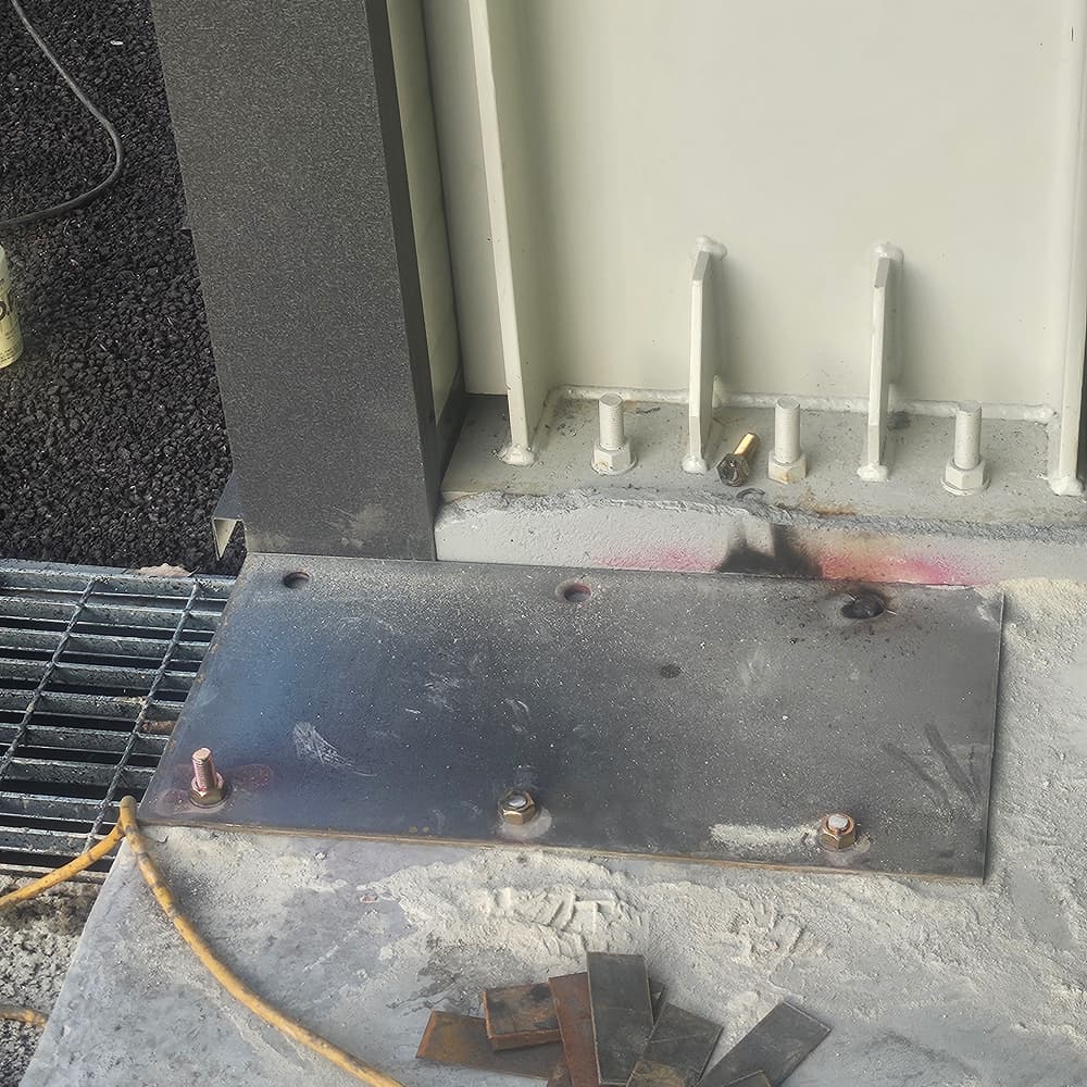 화성 장안면 레이저 가공 공장 출입문