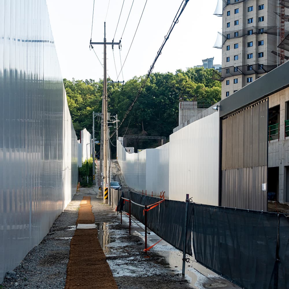 EGI휀스 설치 작업